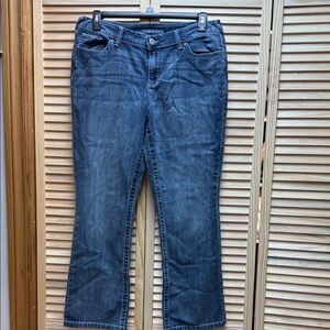 Maurices Dark Blue Boot Cut Jeans